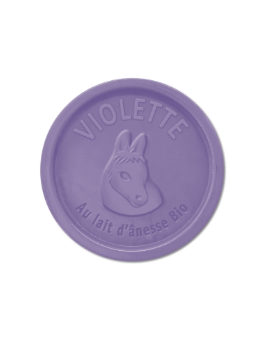 Savon au lait d'ânesse bio Violette éliméa