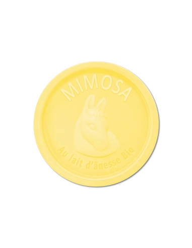 Savon au lait d'ânesse bio Mimosa éliméa