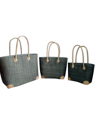Panier uni gris